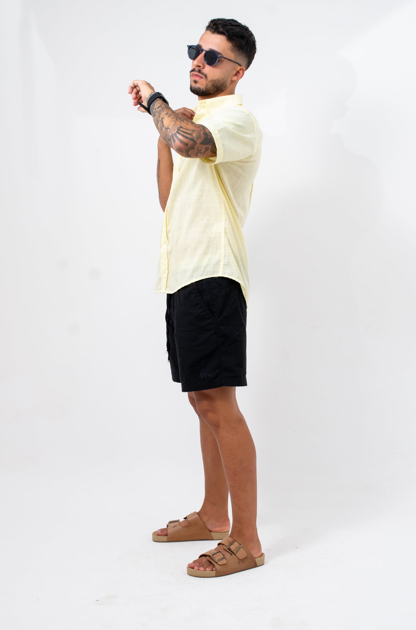 Camisa Linho Verano - Amarelo