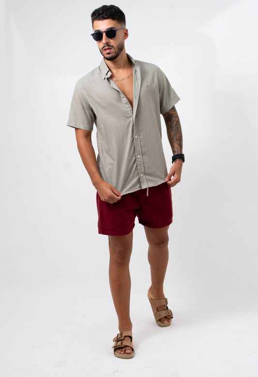 Camisa Linho Verano - Verde